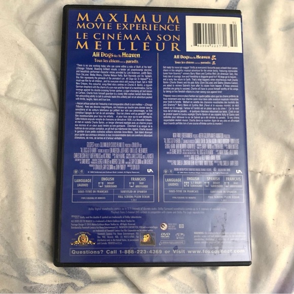 All Dogs Go to Heaven Double Feature DVD - Picture 2 of 6